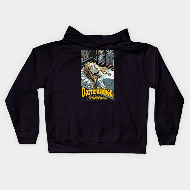 Sleeping Beauty (Dornröschen) By The Brothers Grimm Kids Hoodie by theseventeenth